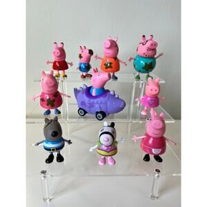 Peppa Pig Mini Buggy Racer George Dinosaur Toy Vehicle
and figure Lot